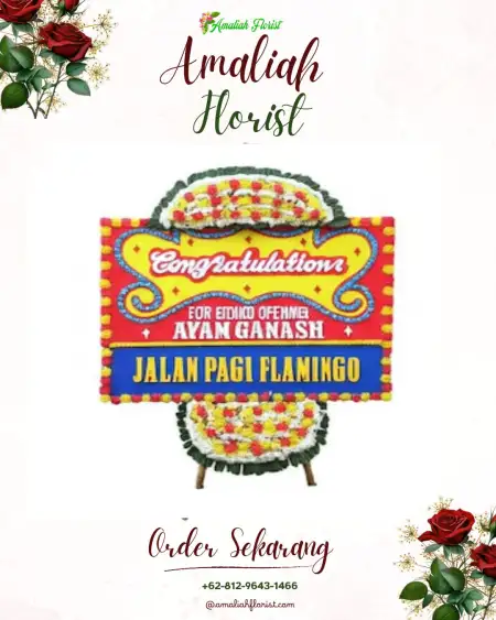 Sewa Papan Bunga Dikir